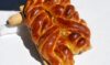 PANE-TRECCIA DI PAN BRIOCHE RIPIENA ALLO SPECK E ASIAGO (ricetta bimby)