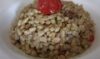 Primi-Insalata di farro al pesto, pomodorini e olive taggiasche