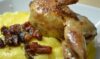 SECONDI-QUAGLIE SAPORITE CON PANCETTA E POLENTA