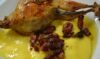 SECONDI-QUAGLIE SAPORITE CON PANCETTA E POLENTA